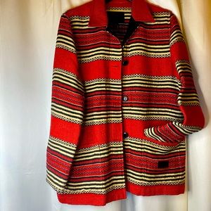 Ralph Lauren Safari Outfitters Vintage Striped Southwest Jacket size Large